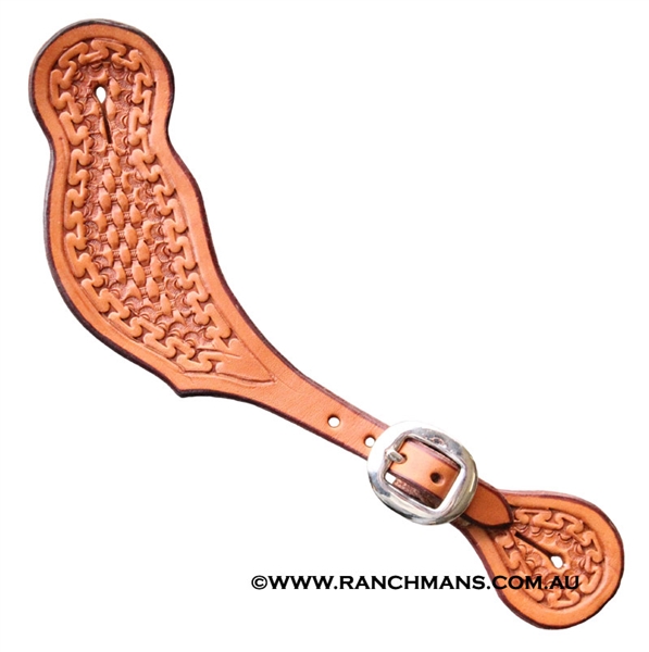 Ranchman's Men's Running "W" Spur Straps