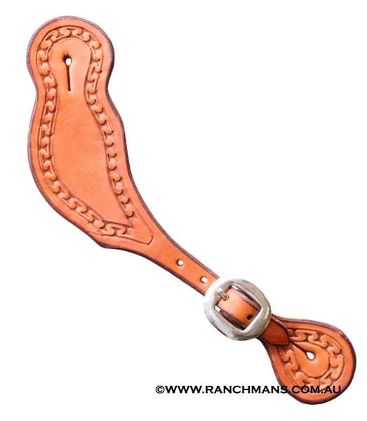 Ranchman's Men's Running "W" Spur Straps