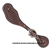 Ranchman's Oiled Ladies Shaped Shell Border Spur Straps