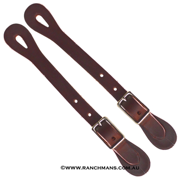 Ranchmans Ladies/Youth Straight Leather Spur Straps