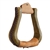 Ranchmans Rawhide Covered Barrel Racing Stirrups