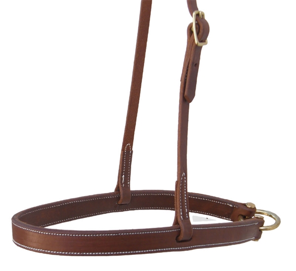 Ranchman's Harness Leather Tie Down Noseband