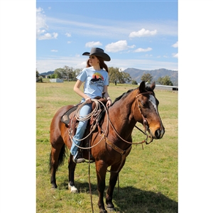 Ranchmans Unisex Light Blue Logo T-Shirt