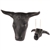 Ranchman's Plastic Steer Head w/Prongs