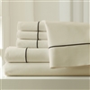 6 piece Cal King Cotton Polyester Blend Sheet Set