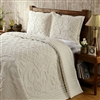 Full Size Chenille Bedspread In Ivory