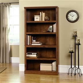 5 Shelf Bookcase in Oiled Oak Finish