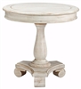 Ashley Furniture Round Cottage Accent Table Chipped White