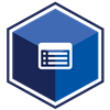 VCS Intelligent Workforce Management icon representing the Timesheet Collector module. Dark blue hexagon with timesheet symbol