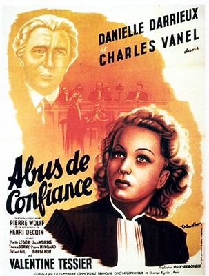 Abus de Confiance (1937) Henri Decoin; Danielle Darrieux, Charles Vanel