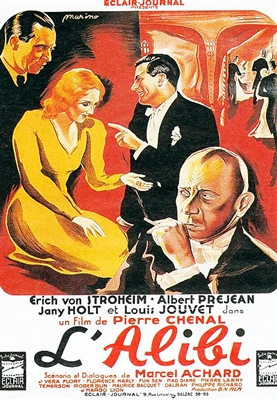 L'Alibi (1939) Pierre Chenal; Erich Von Stroheim, Louis Jouvet