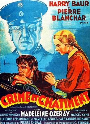 Crime et Chatiment (1935) Pierre Chenal; Harry Baur, Pierre Blanchar