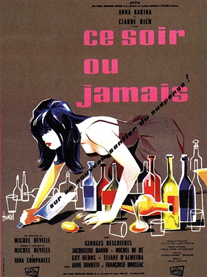 Ce Soir ou Jamais (1961) Michel Deville; Anna Karina, Francoise Dorleac