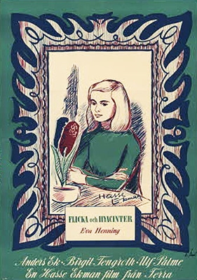 Girl with Hyacinths (1950) Hasse Ekman; Eva Henning