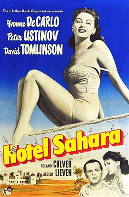 Hotel Sahara (1951) Yvonne De Carlo, Peter Ustinov