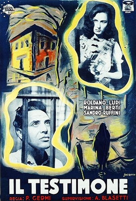 Il Testimone (1946) Pietro Germi; Roldano Lupi, Marina Berti