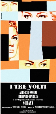 I Tre Volti (1965) Antonioni, Bolognini; Princess Soraya, Alberto Sordi