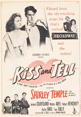 Kiss and Tell (1945) Shirley Temple, Walter Abel, Robert Benchley