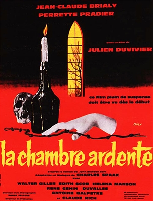 La Chambre Ardente (1962) Julien Duvivier; Jean-Claude Brialy, Nadja Tiller