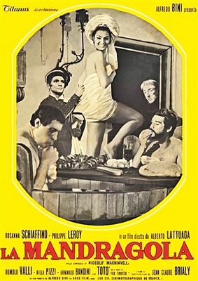 La Mandragola (1965) Alberto Lattuada; Rosanna Schiaffino, Jean-Claude Brialy