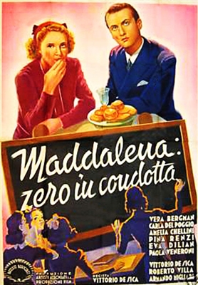 Maddalena, Zero in Condotta (1940) Vittorio De Sica; Carla Del Poggio