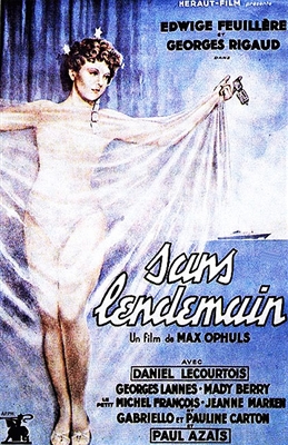 Sans Lendemain (1940) Max Ophuls; Edwige Feuillere, Georges Rigaud