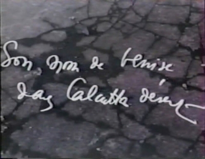 Son nom de Venise dans Calcutta Desert (1976) Marguerite Duras