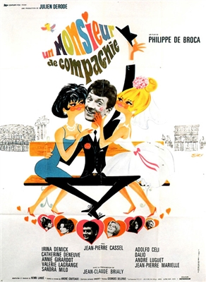Un Monsieur de Compagnie (1964) Jean-Pierre Cassel, Catherine Deneuve