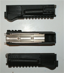 Russian Black AK9 type polymer railed handguard