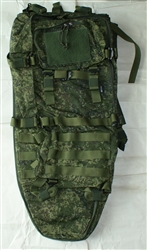 Russian AK type rifle carrying case/back pack, digital flora