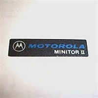 3305345L05: Minitor II Nameplate Replacement, item discontinued, no stock available