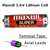 COMP-6-MAX-5: 3.6V/1900mAh AA Lithium with Axial Leads ( SAFT brand)