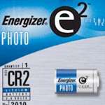 Energizer 3 Volt CR2  Photo Lithium Battery