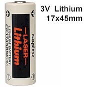 LITH-12: 3V/2500mah Lithium Cylinder Cell, DISCONTINUED