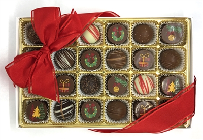 Assorted Christmas Truffles - 24 count.