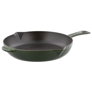 Staub 10 inch Cast Iron Fry Pan, Basil