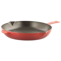 Staub 12 inch cast iron Fry Pan, Cherry