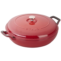 Staub Cast Iron Braiser - Cherry