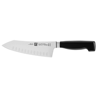 Zwilling Four Star 7-INCH Rocking Santoku, Hollow