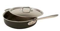 10 1/2 x 2 9/16" 3QT All-Clad&reg; LTD, Non-Stick Sauce Pan w/Lid, cookware made in USA