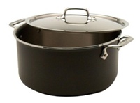 10 1/2 x 5 5/16" 8QT All-Clad&reg; LTD Stock Pot w/Lid, cookware made in USA