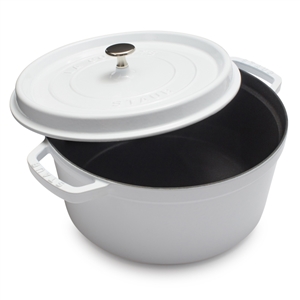 Staub Cocotte Round 5.5 QT. White