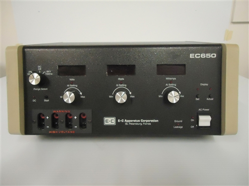 EC Apparatus 650 Power Supply