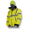 Unisex Bomber Jacket High Visibility Yellow