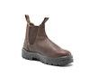 The Hobart is a Menâ€™s 6-inch elastic-sided romeo slip on Ankle steel toe work Boot.