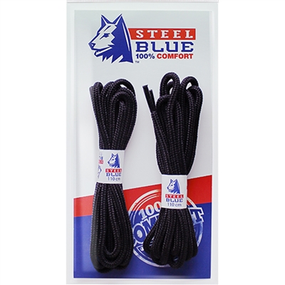 Steel Blue Laces exceed industry standards for their tensile strength and anti-abrasive qualities. Choose from a variety of styles and diameters to suit your specific safety boot and your particular work environment.