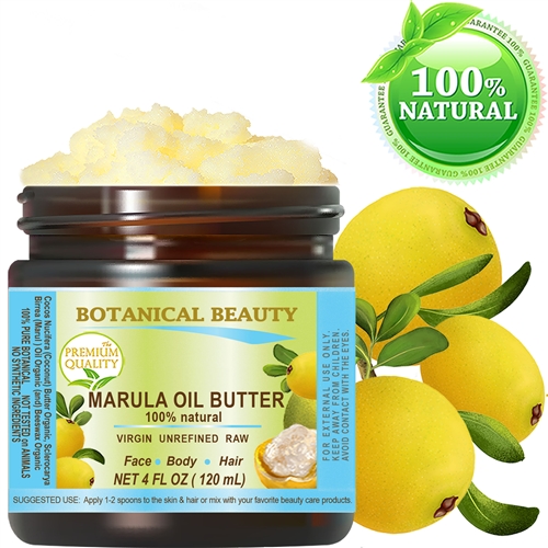 Botanical Beauty MARULA OIL BUTTER RAW ORGANIC