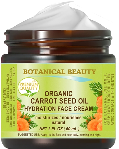 Botanical Beauty CARROT SEED OIL HYDRATION FACE CREAM