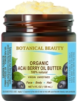 Acai Berry Oil Butter Organic Botanical Beauty