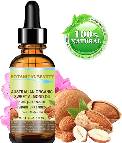 Australian Organic Sweet Almond Oil Botanical Beauty